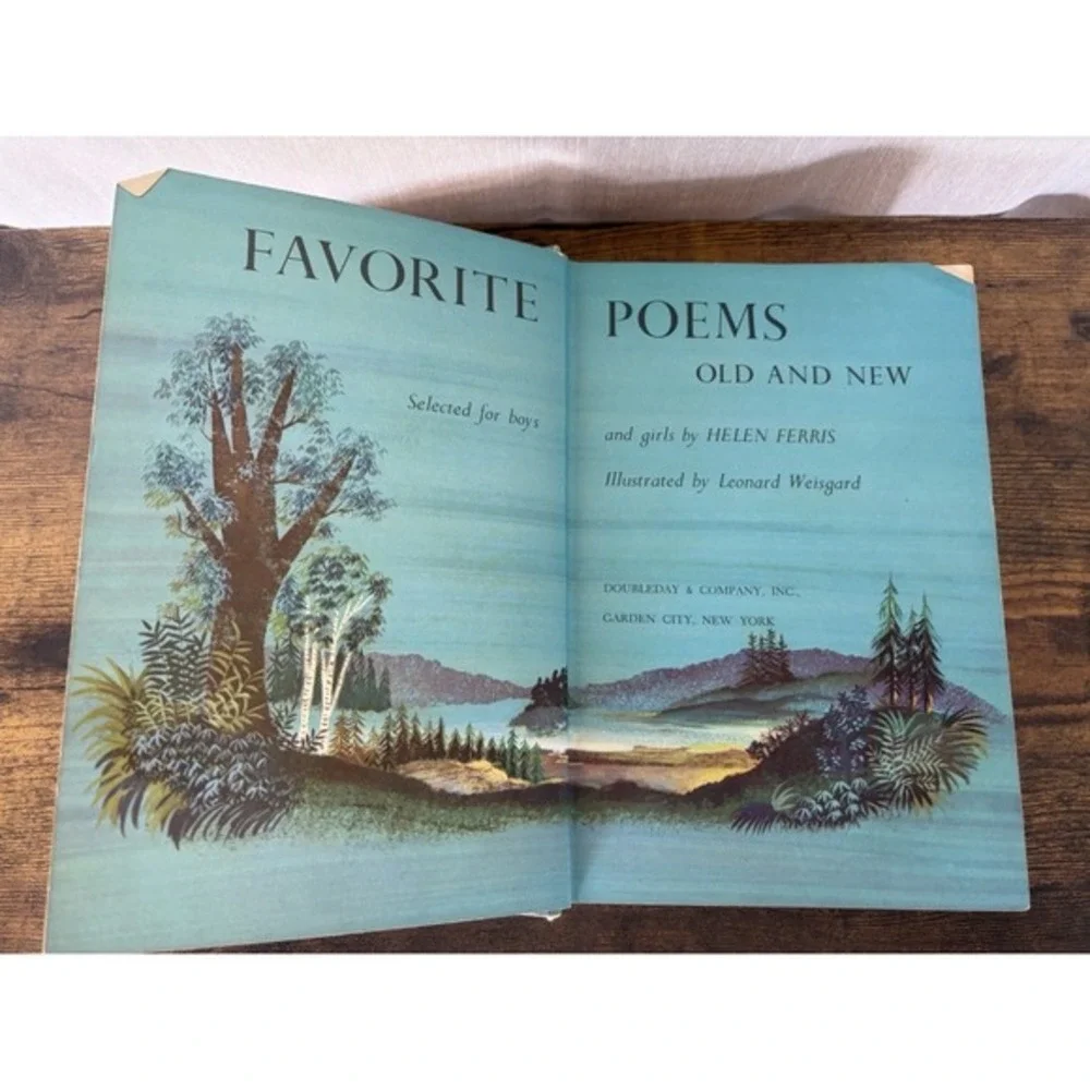 Favorite Poems Old and New: Selected For Boys and Girls, Helen‎ Ferris 1957 Hard